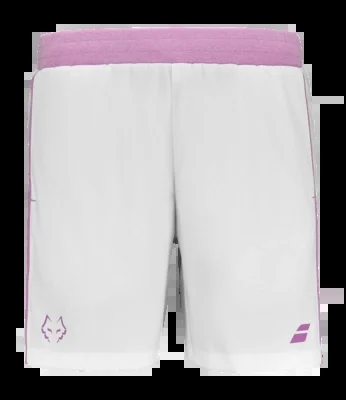 Short de Tennis Babolat Men Short Lebron White White
