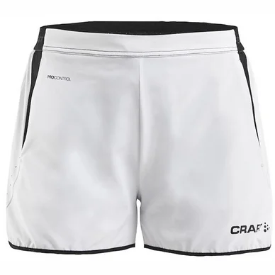 Short de Tennis Craft Women Pro Control Impact Shorts W White Black