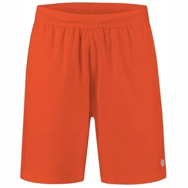 Short de Tennis K Swiss Men Hypercourt Stripe Short 8 Inch Spicy Orange