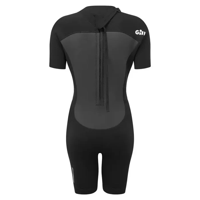 Shorty neoprene femme gill pursuit 3-2 backzip noir Bon Plan