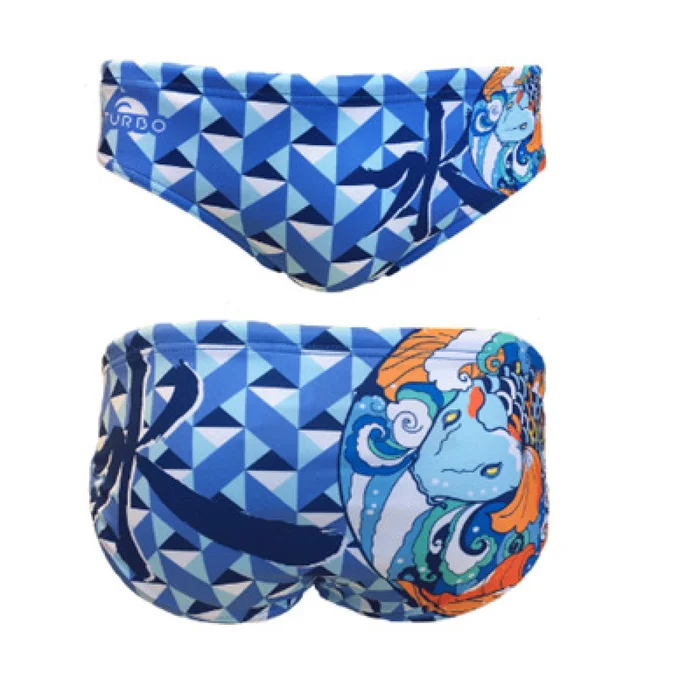 Slip de bain enfant Turbo Geo Carpa [Taille 2 ans]