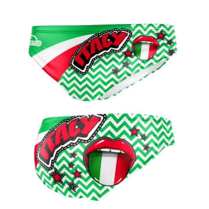 Slip de bain enfant Turbo Italy Mouth [Taille 2 ans]