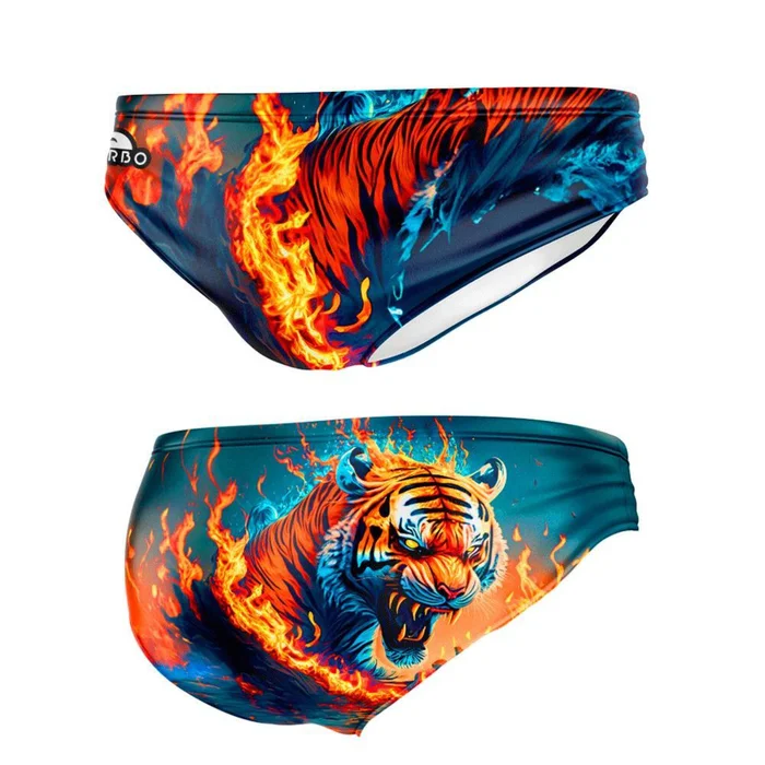Slip de bain enfant Turbo Tiger Fire Sea 2023 [Taille 2 ans]