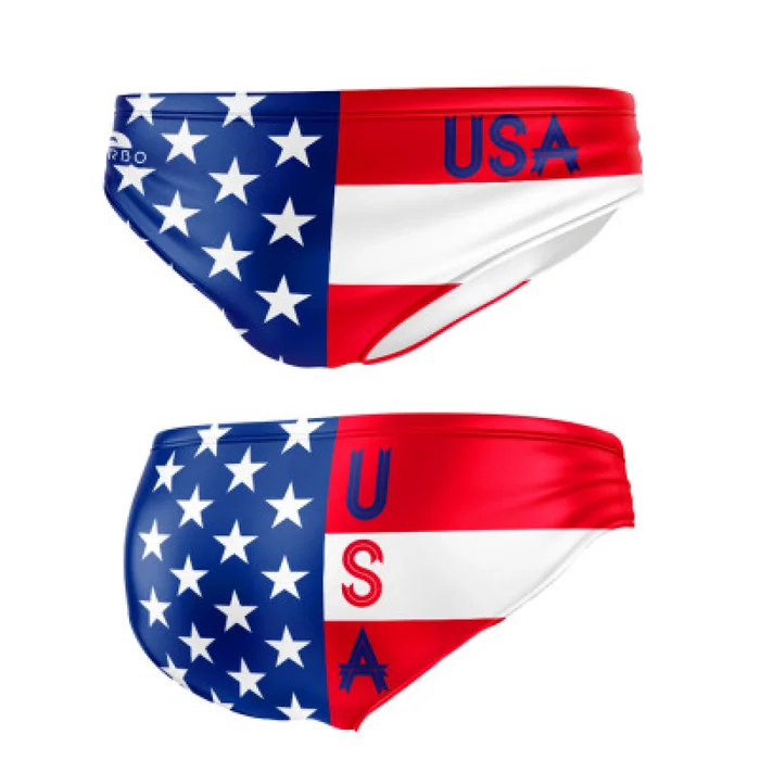 Slip de bain enfant Turbo Usa [Taille 2 ans]