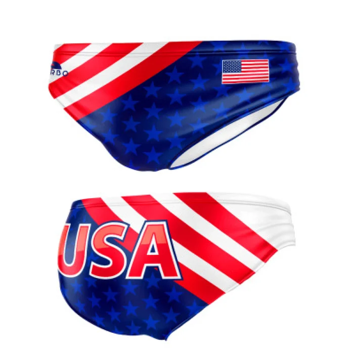 Slip de bain enfant Turbo Usa Team 2015 [Taille 2 ans]