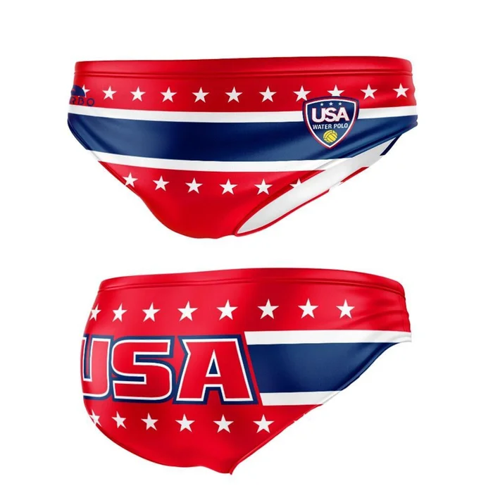 Slip de bain enfant Turbo Usa-wp-odp [Taille 2 ans]