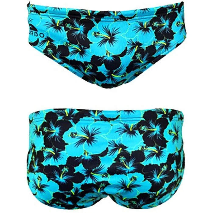 Slip de bain Turbo Fluor Hibis [Taille S]
