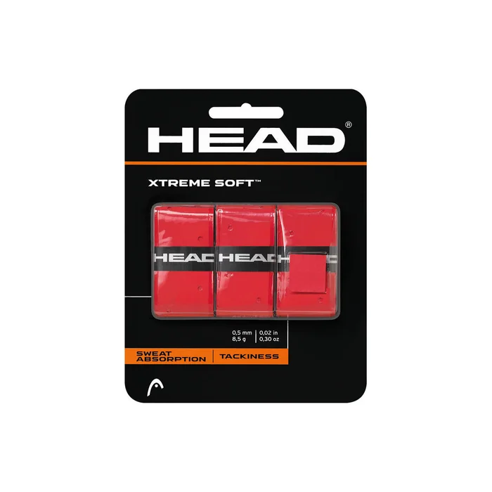 Sobregrip de tenis HEAD XTREME SOFT RED