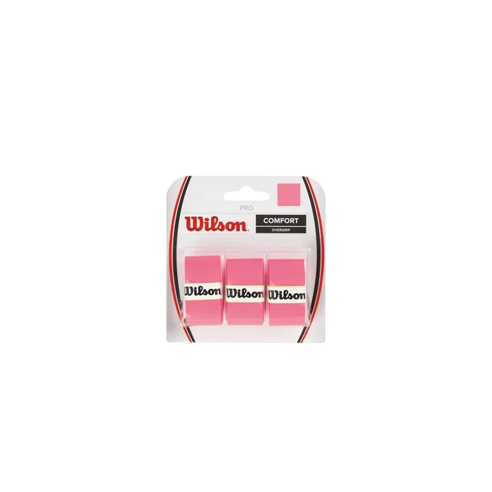 Sobregrip de tenis WILSON PRO OVERGRIP PACK 3 PINK