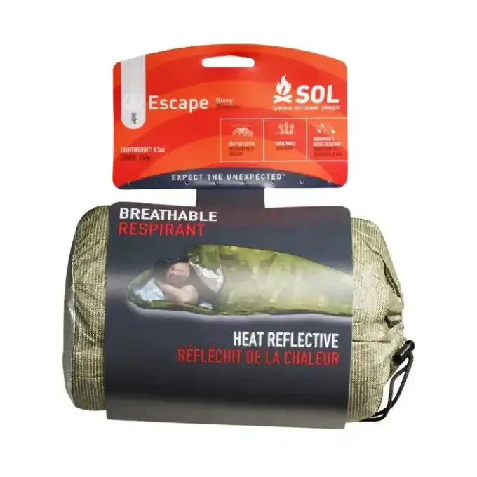 Sol ESCAPE BIVVY WITH HOOD – GREEN Dernière Chance