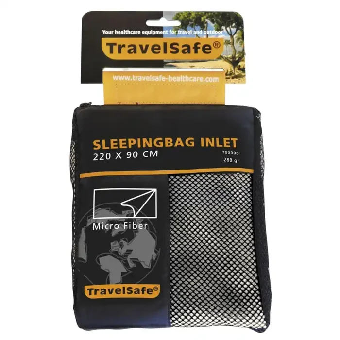 Solde Doublure de sac de couchage TravelSafe Microfiber, enveloppe