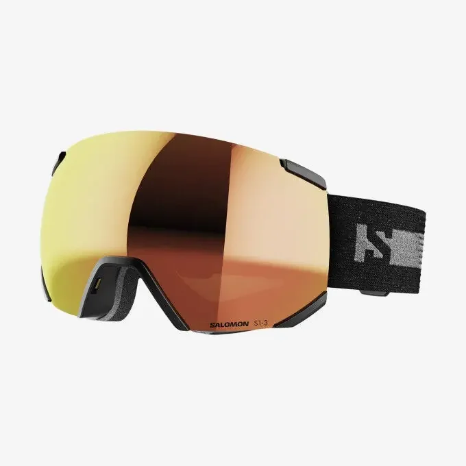 Solde Masque Salomon RADIUM PHOTOCHROMIC black red