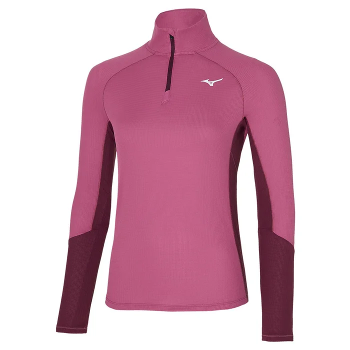 Sous maillot 1/2 zip femme Mizuno Dryaeroflow