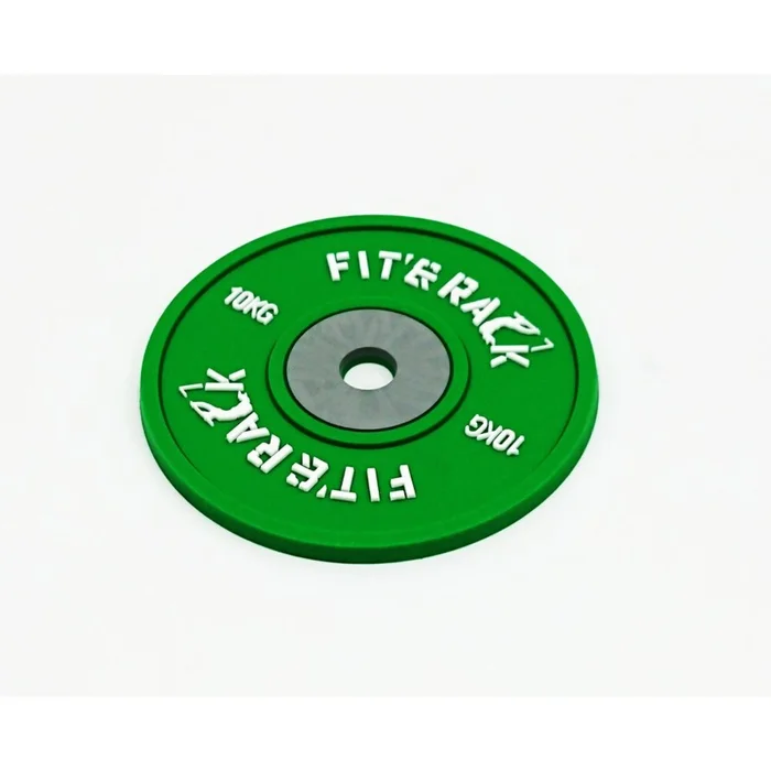 Sous verre en forme de poids de compétition 10 kg Fit & Rack