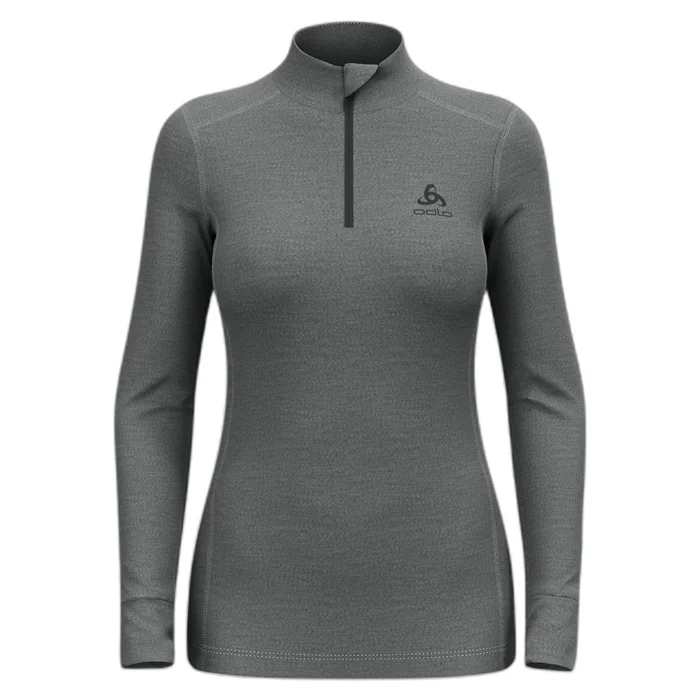 Sous vêtement demi-zip femme Odlo Merino 200