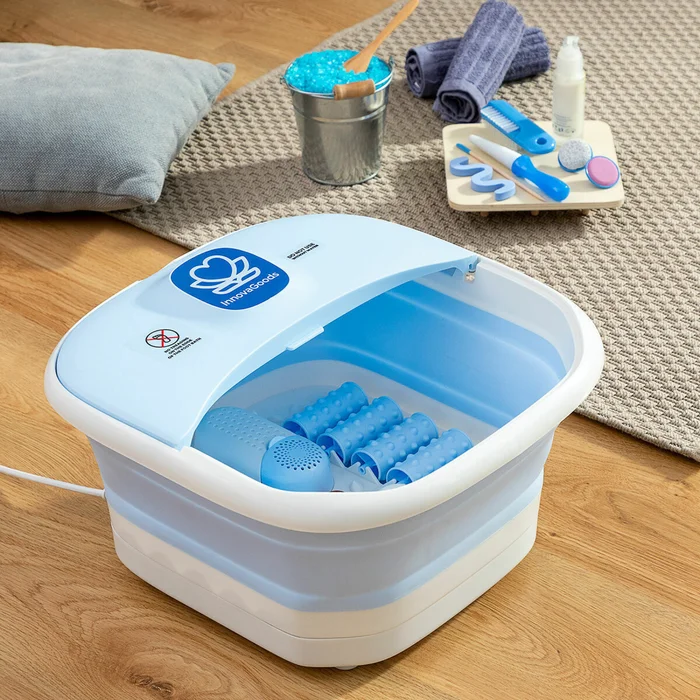 Spa pour les pieds pliable avec rouleaux et hydromassage InnovaGoods Footopy