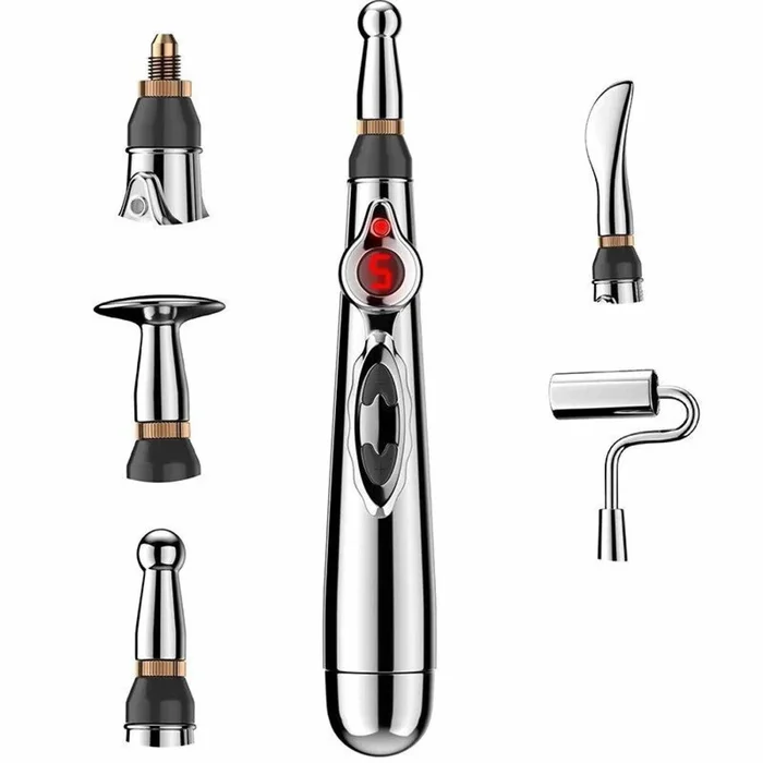 Stylo acupuncture électronique 5 embouts Synerfit Fitness Meridian [Taille 183×25 mm]