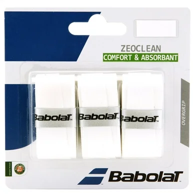 Surgrip Babolat Zeoclean Overgrip X3 Blanc
