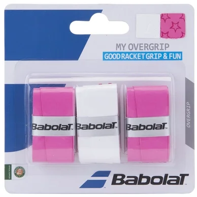 Surgrips Babolat My Overgrip X3 Blanc Rose