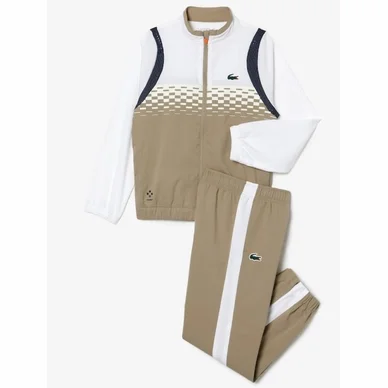 Survêtement Lacoste Garçon WJ6045 White/Lion-White-Blue