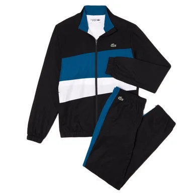 Survêtement Lacoste Men WH8628 Colorblock Black Illumination White