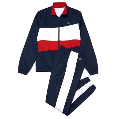 Survêtement Lacoste Men WH8628 Colorblock Navy Blue White Red