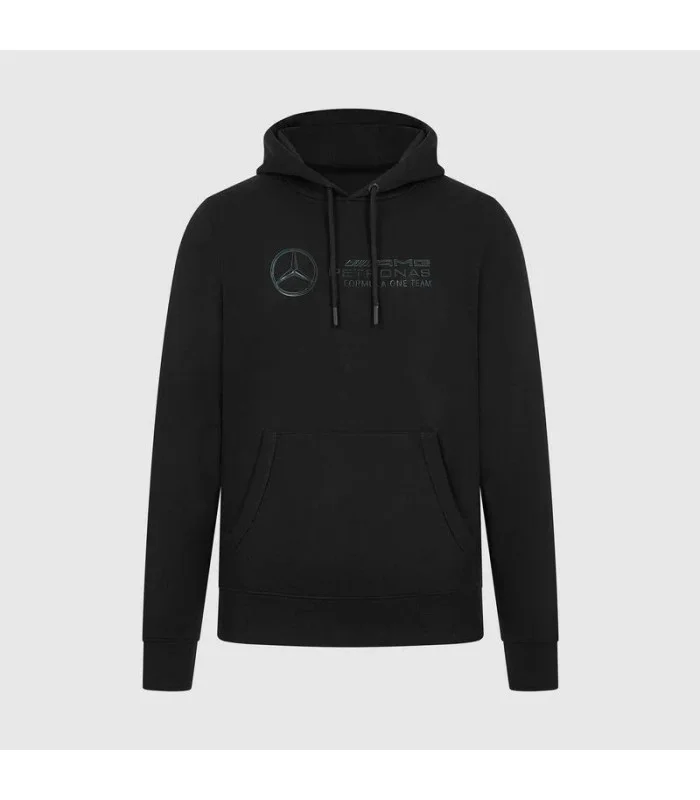 Sweat à capuche avec grand logo Mercedes Benz AMG Petronas F1 Stealth – Noir
