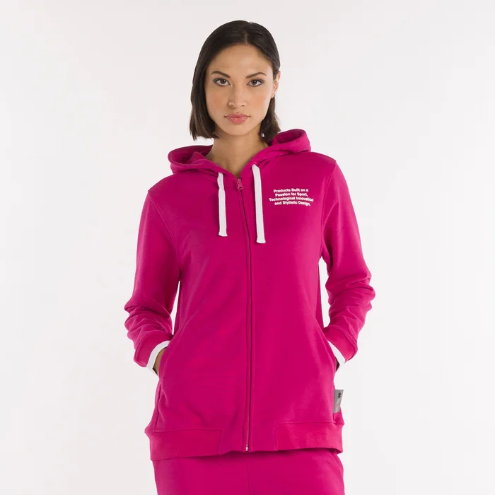 Sweat à capuche entièrement zippé pour femmes SS25