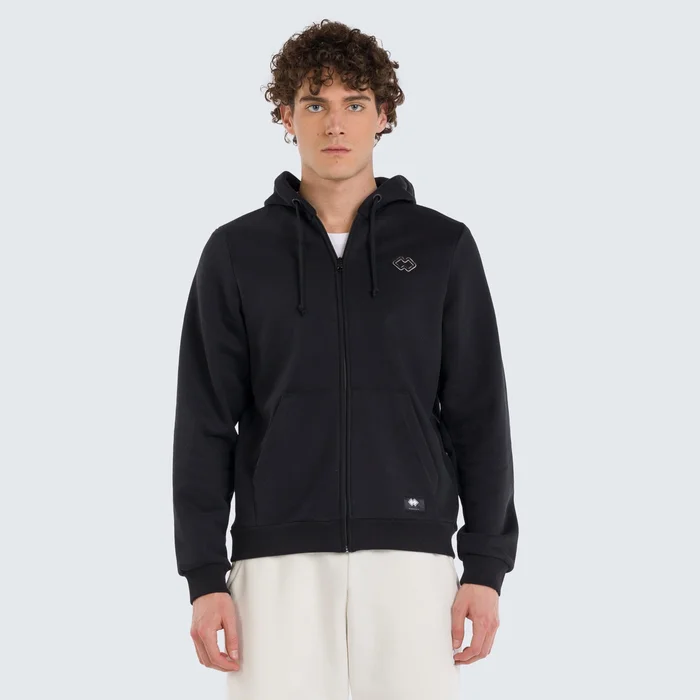 Sweat à Capuche Full Zip Logo 3D Homme