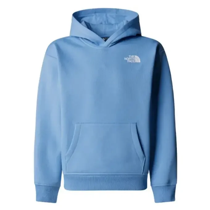 Sweat à capuche oversize fille The North Face Vertical Graphic – Dark Cornflower Populaire