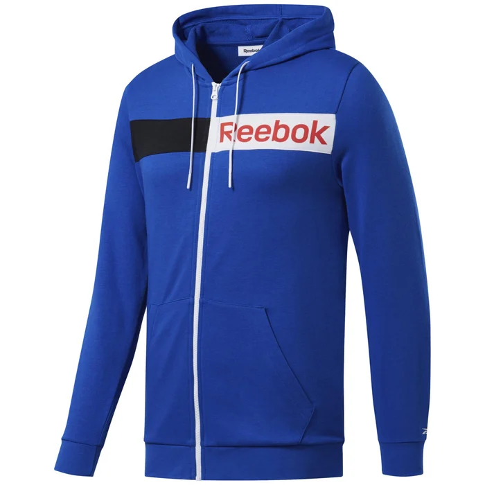 Sweat à capuche zippé Reebok Ess Linear Logo