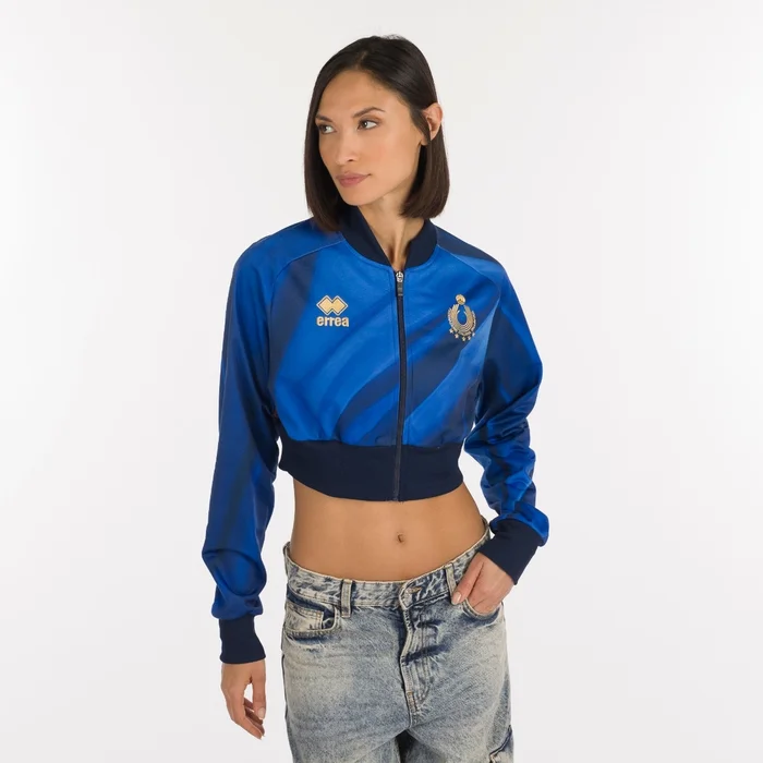 Sweat Crop Femme Azur – FIPAV