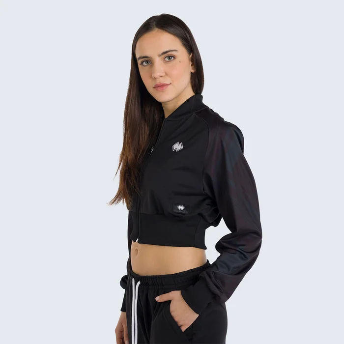 Sweat Crop Graphique Femme