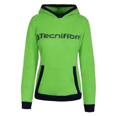 Sweat de tennis Tecnifibre Women Hoodie Green Vert
