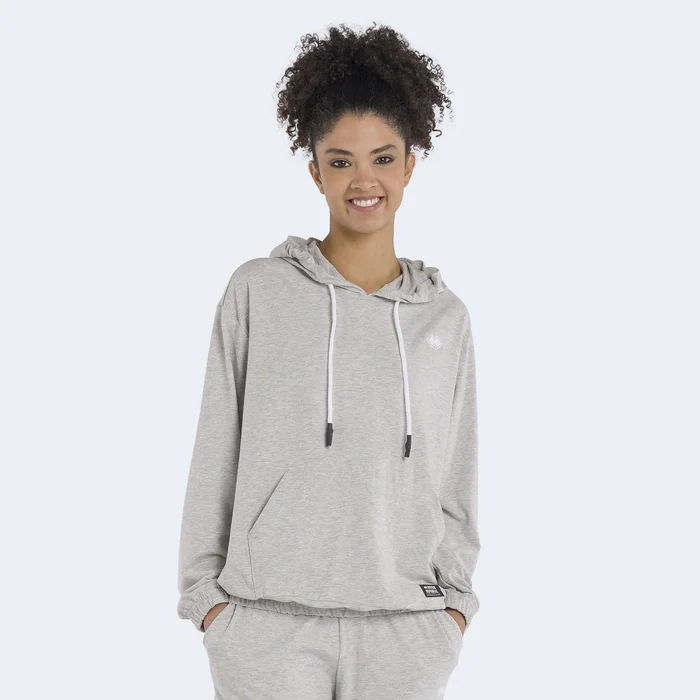 Sweat femme à capuche logo losanges SS23