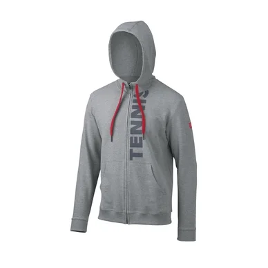 Sweat Homme Full Zip Hoodie Heather Gris