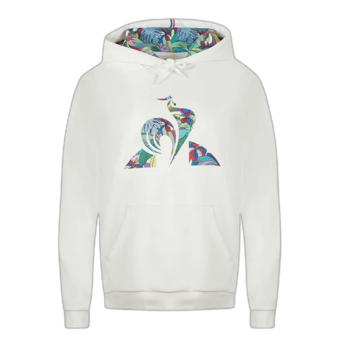 Sweat u00e0 capuche femme Le Coq Sportif LEONA ROSE [Taille 2XS]