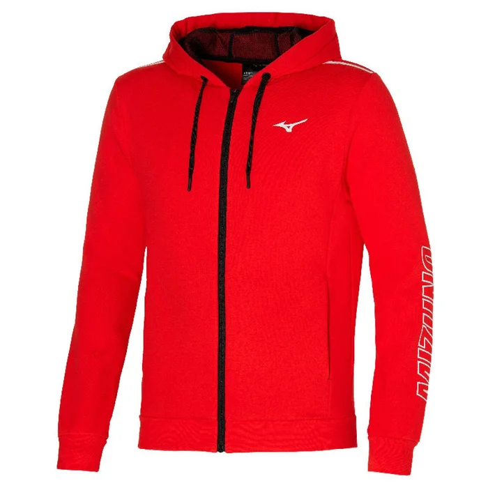 Sweat u00e0 capuche full zip Mizuno Athletic [Taille S]