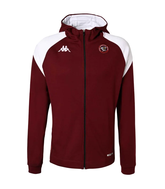 Sweat Zip Kappa Arufego UBB Union Bordeaux Bègles Officiel Rugby