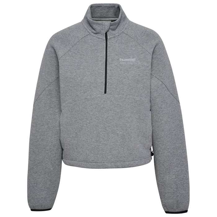 Sweatshirt 1/2 zip femme Hummel Tech