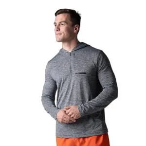Sweatshirt à capuche 1/4 zip