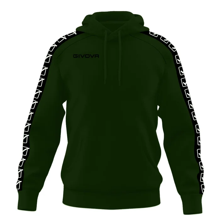 Sweatshirt à capuche bande Givova Tarry [Taille M]
