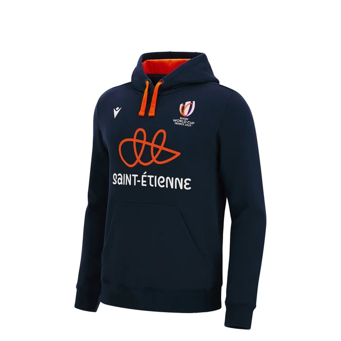 Sweatshirt à capuche enfant Macron RWC France 2023 Etienne