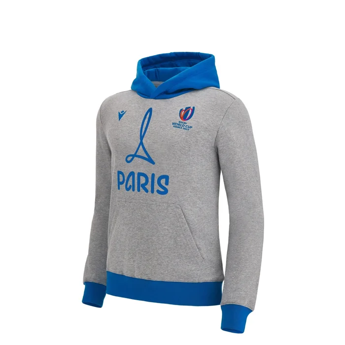 Sweatshirt à capuche enfant Macron RWC France 2023 Paris