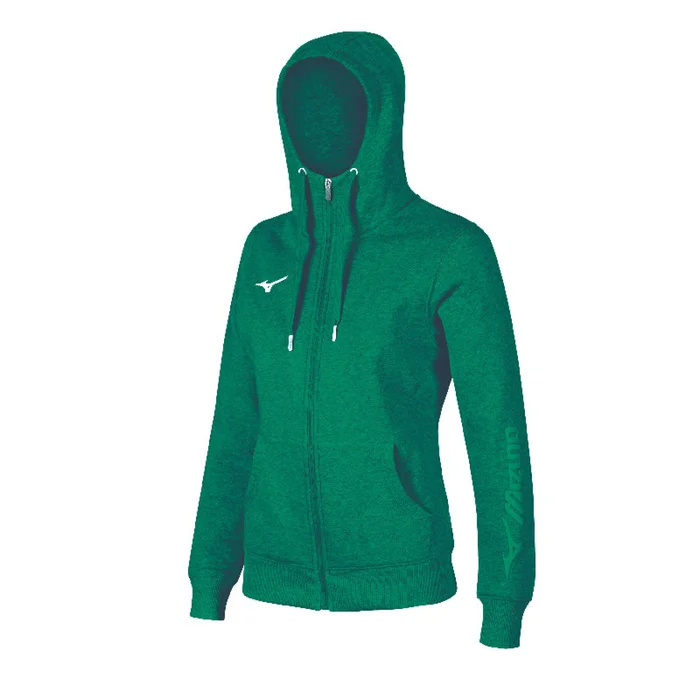 Sweatshirt à capuche femme Mizuno Team FZ