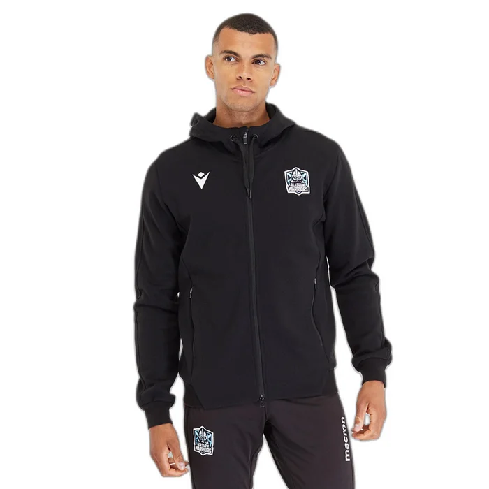 Sweatshirt à capuche full zip Glasgow Warriors 2018/19