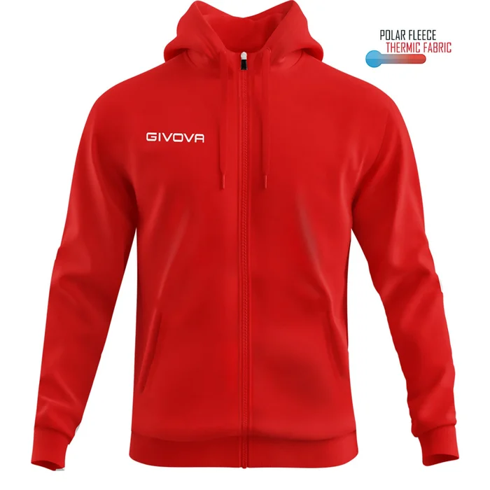 Sweatshirt à capuche polaire zippé enfant Givova 500 [Taille 3XS]