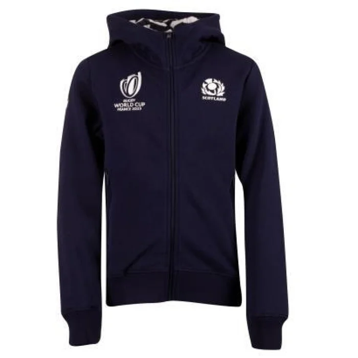 Sweatshirt à capuche zippé enfant Écosse Merch RWC Country