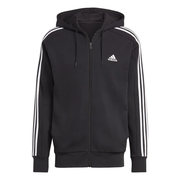 Sweatshirt à capuche zippé molleton adidas Essentials 3-Stripes