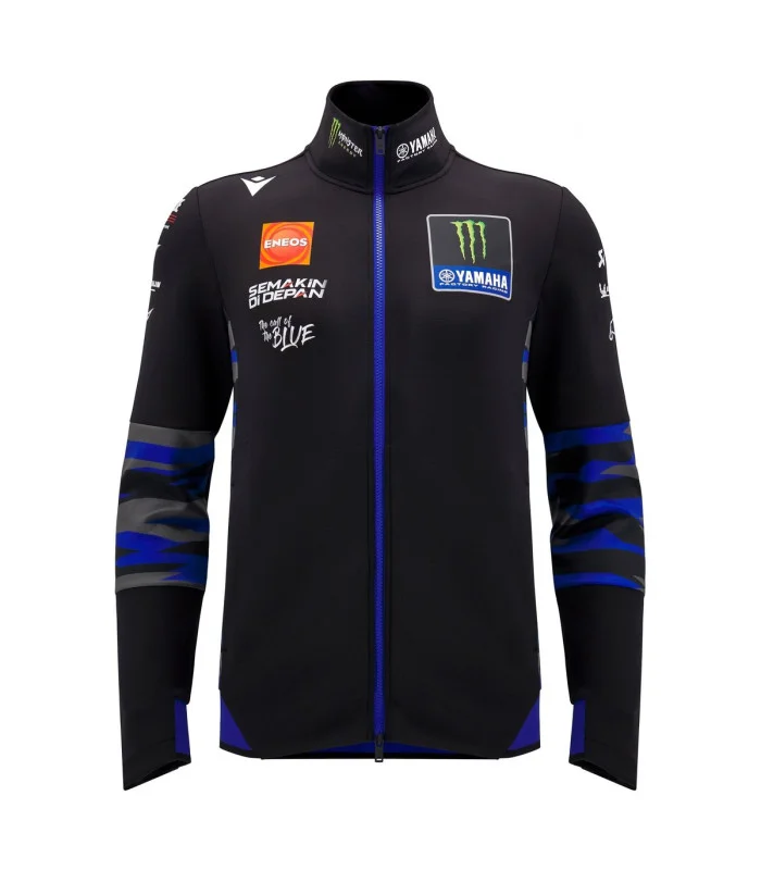Sweatshirt Avec Fermeture éclair Intégrale Team Replica Homme Monster Energy Yamaha Moto GP